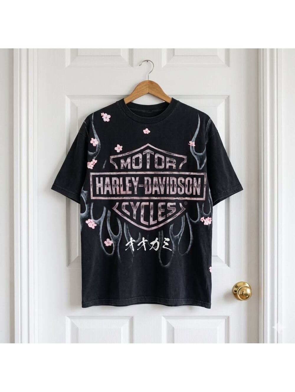 Darc Sport x Darc Blossom Distressed Raw Hem Tee. Size 2XL